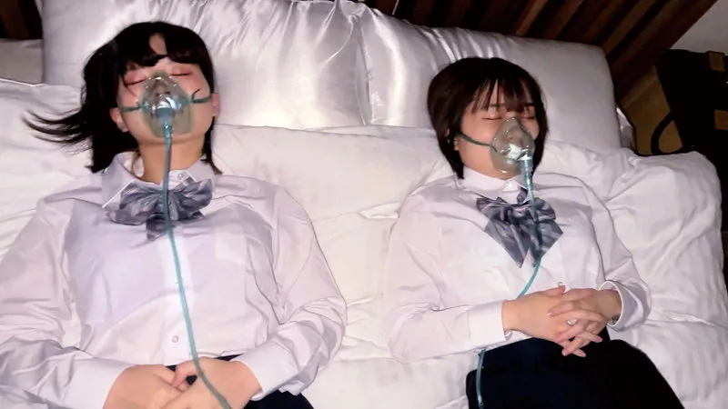 【乙羽あむ 松岡美桜】ガス注入娘A＆M【キショ男×巨乳JK レイプドラッグ・中出し昏睡レイプ動画流出】