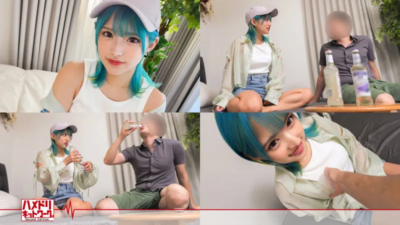 【渚みつき】みつきちゃん【青髪ロリギャル マチアプ・中出しハメ撮り流出】