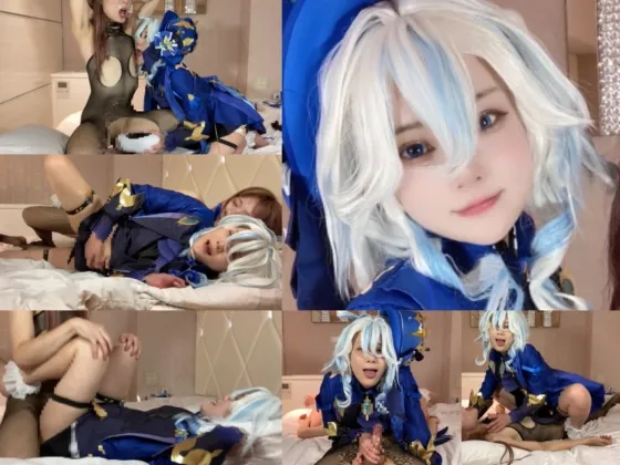 【原神フリーナ コスプレAV】水●神様わからせ絶頂【原●フリ●ナがデカチン男の娘に膣ボコされ何度も痙攣アクメ】