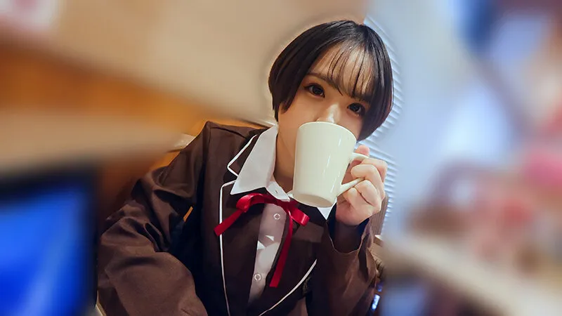 【菊池はる】【ロリJK】【アフスク☆セックス】身長147cmの超ミニ系J〇！！かわいい笑顔に大興奮！！小さくてもエロさは人一倍強い変態ボディに大量中出し！！