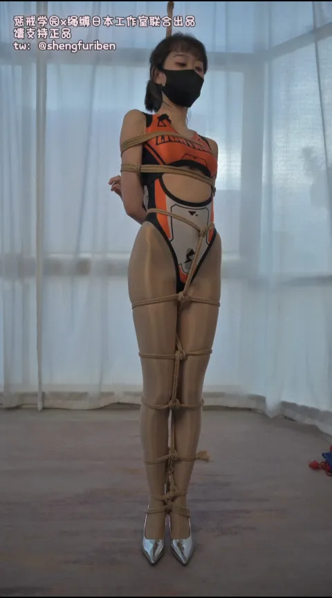 【サイバーレオタード緊縛】拘禁！電脳少女 天吊り美脚責め