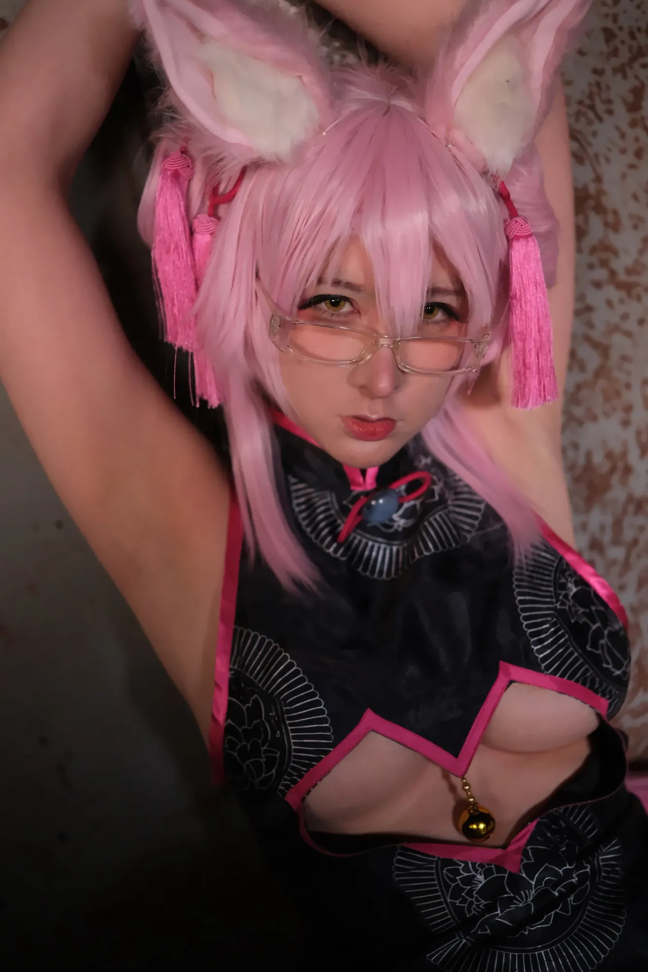 【黒ノ森聖】【FGOコヤンスカヤ光・バニー・チャイナ コスROM】愛玩のケモノ