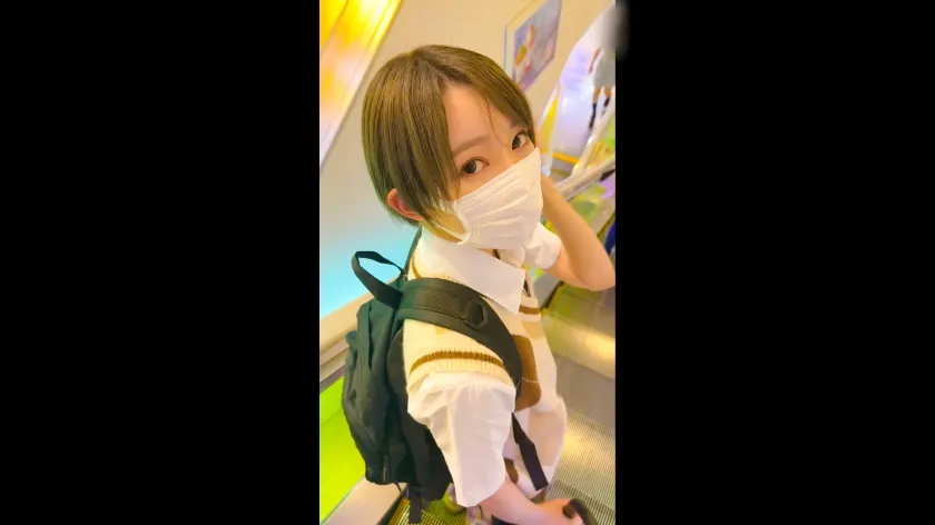 【琴石ゆめる】【JK】清楚で明るい女の子も裏ではこんなにエロいんです！強豪校エースで超スレンダーBODYのモジャマン裏垢女子(19)と制服コスプレSEX！！