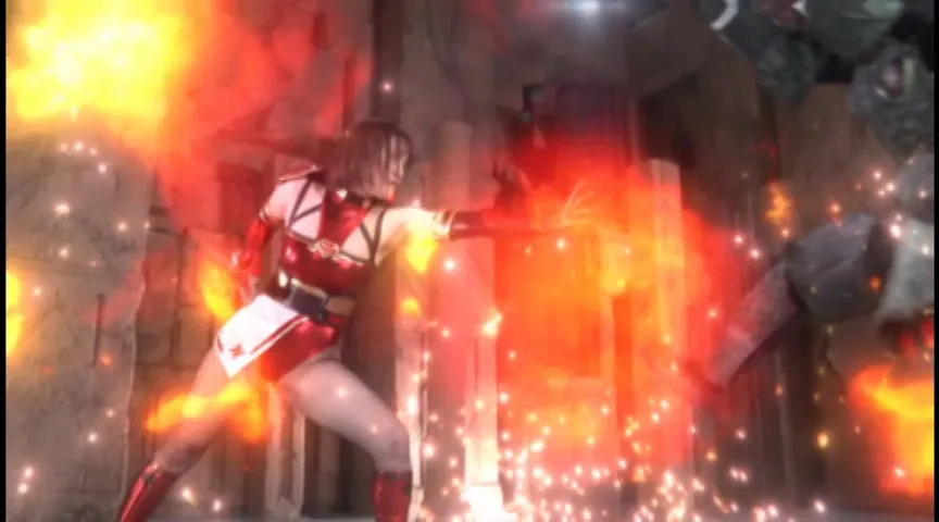 【宇流木さらら 若宮穂乃】HEROINEアクションピンチ 超くノ一組KAZE 青ノ章