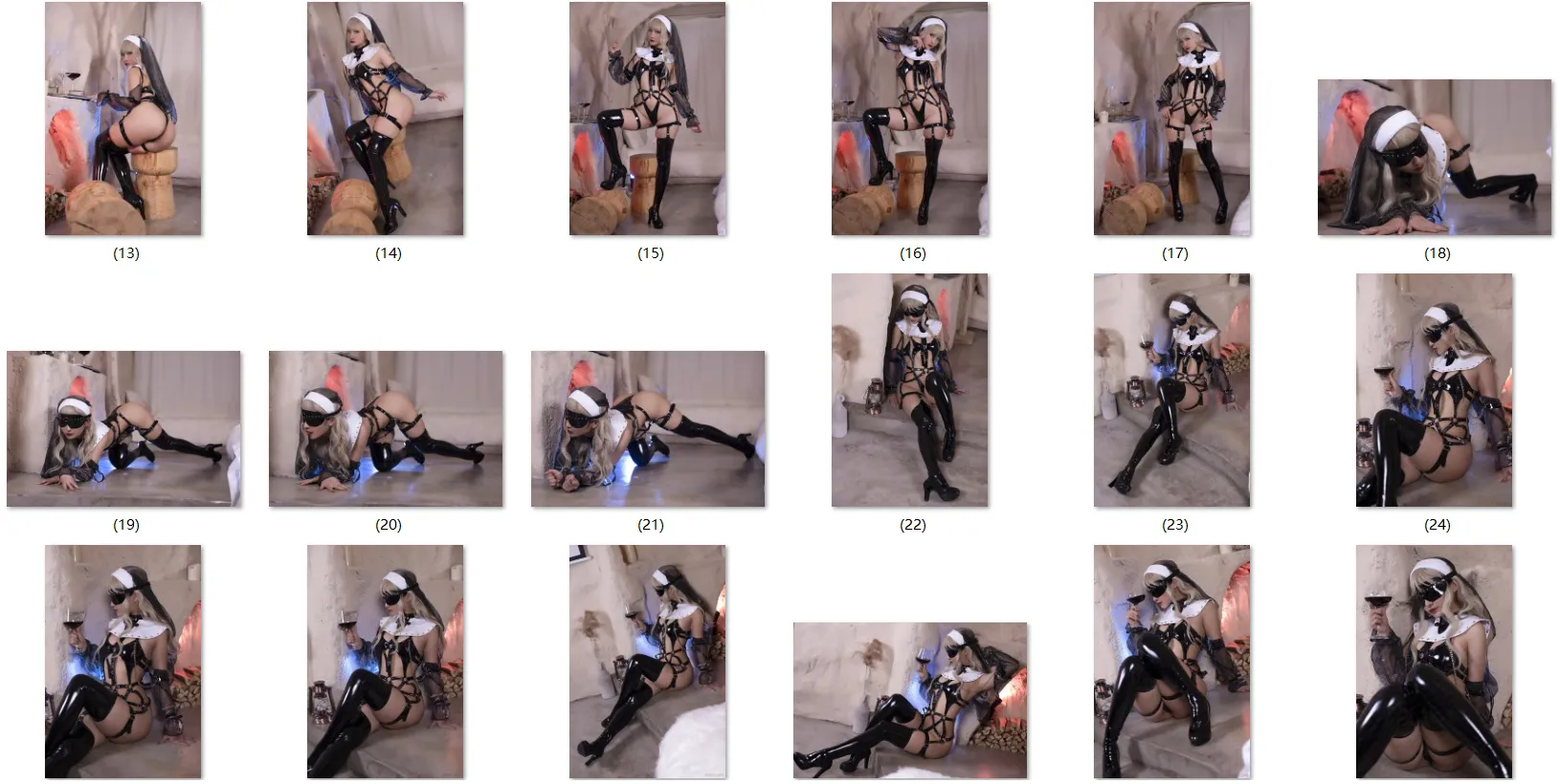 ★4K★Coser-LoLiSAMA NO.016 シスターの修行　55P