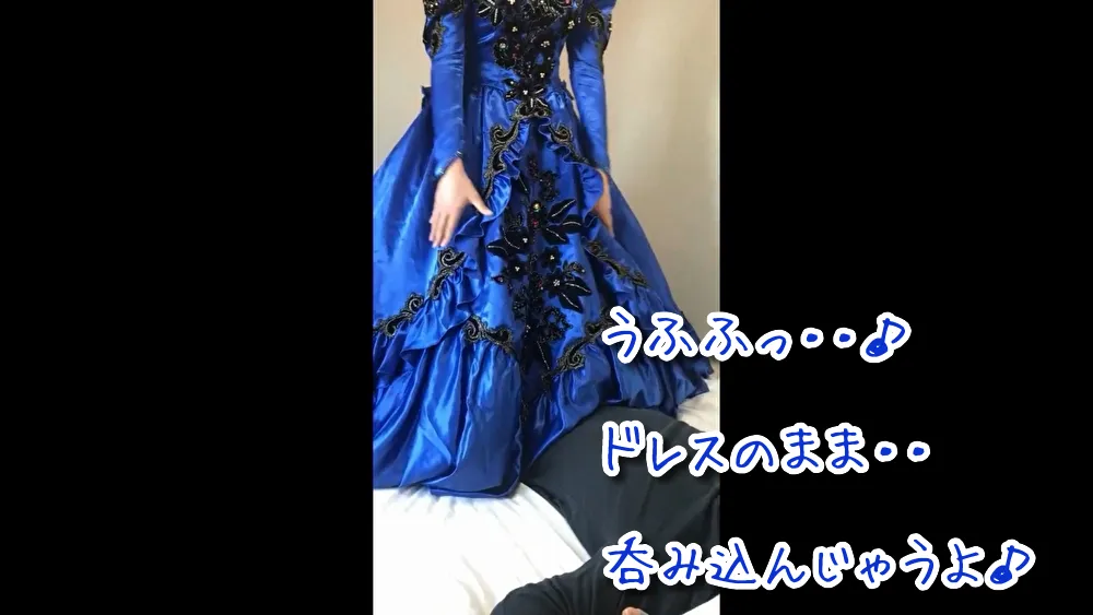 【青ドレス着衣同人AV】★THE SATIN GAME★vol.13