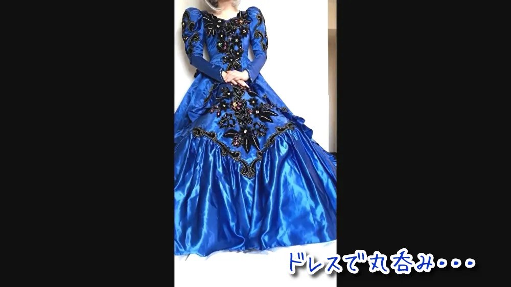 【青ウエディングドレス着衣同人AV】★THE SATIN GAME★vol.15