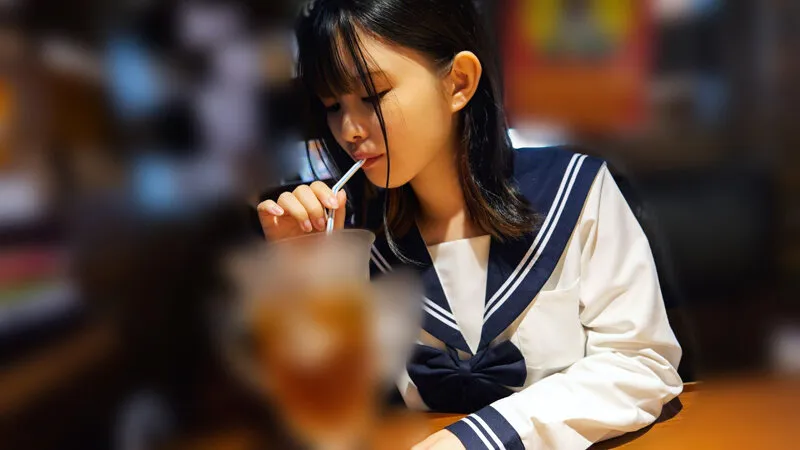 【紬希ゆら】【JK】【アフスク☆セックス】身長147cmのミクロ系ガールゆらちゃん1☆歳！！全身性感帯の超敏感エロボディにデカチン突っ込み大量中出し！！