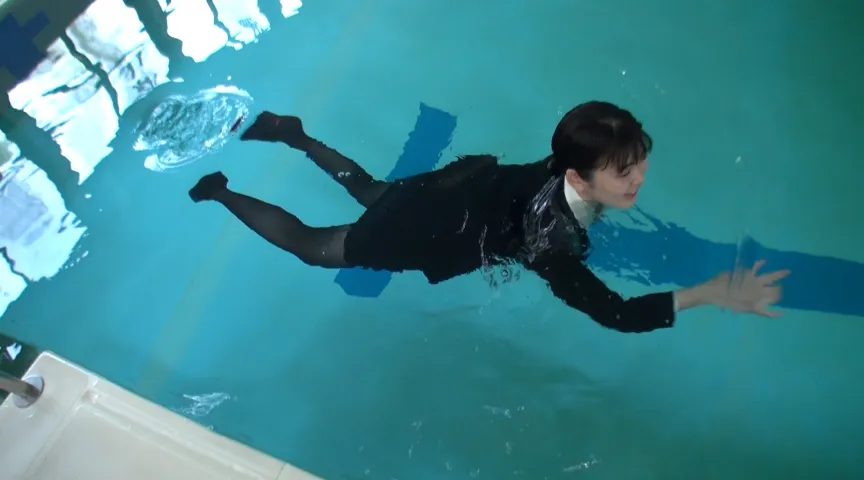 【着衣水泳】はりきり母校取材