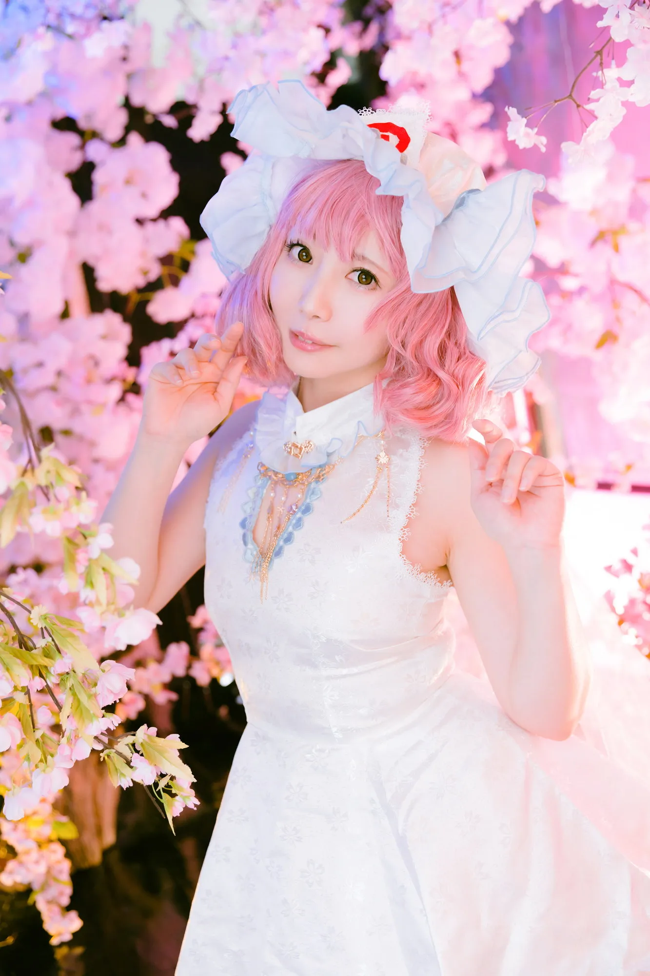 【天使みゅ。】【東方Project西行寺幽々子】春宵ゆゆ