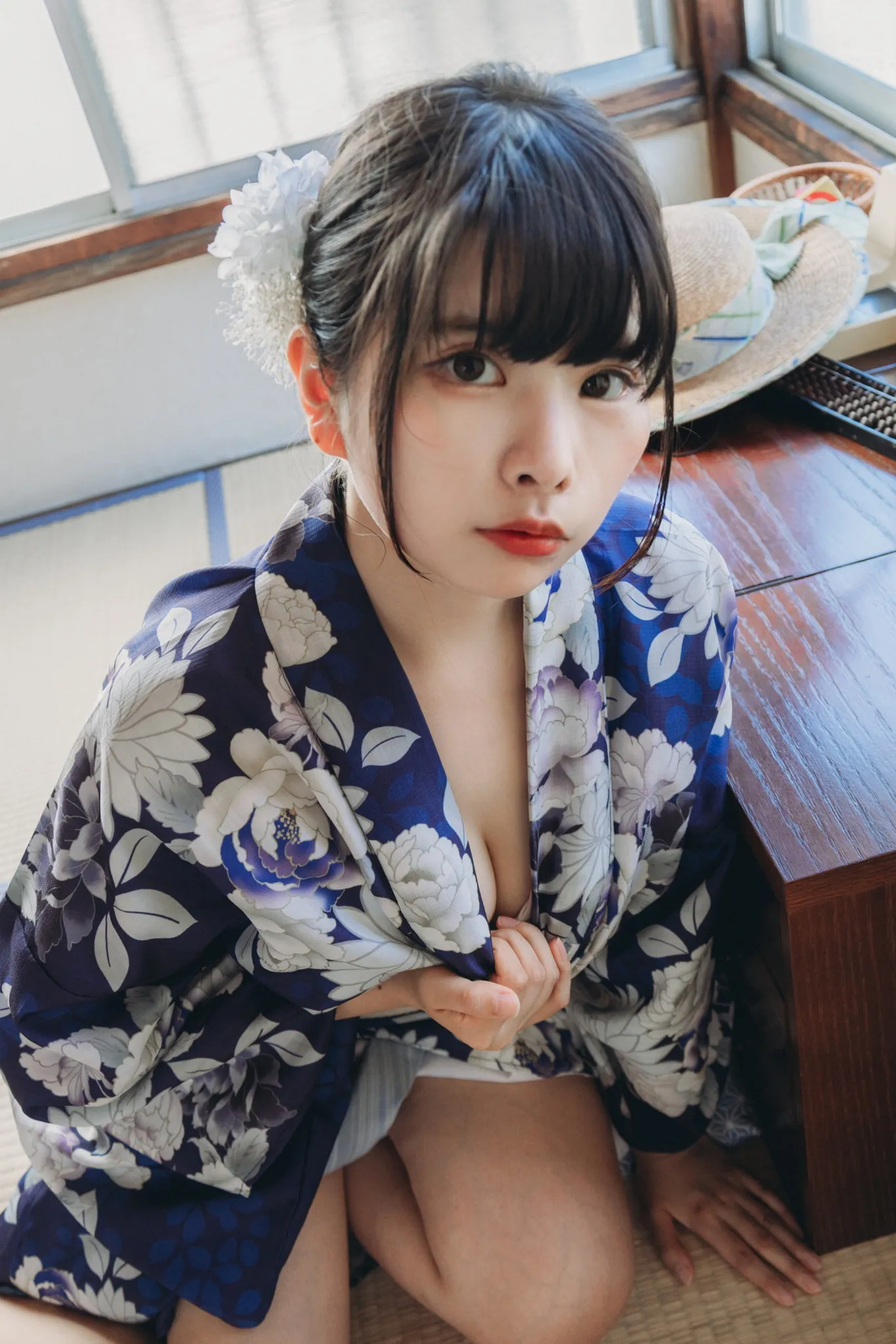 【めるにゃん】【和装エロコスROM】向日葵