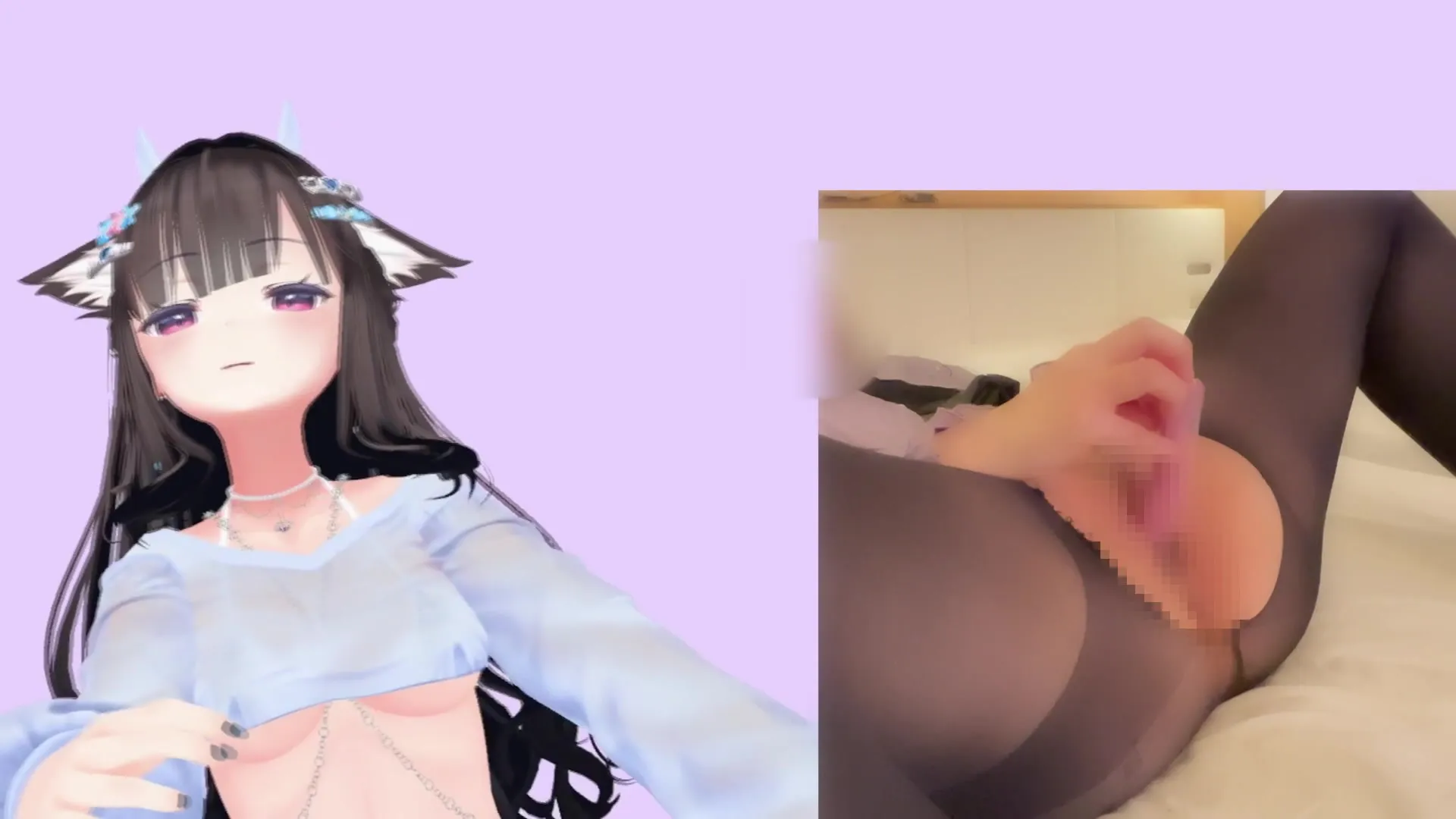 【天海やえ】天海やえさん久しぶりの雑談からフェラ、アイテム連動おもちゃ初体験、生エッチ中出しお掃除フェラ配信実写付き