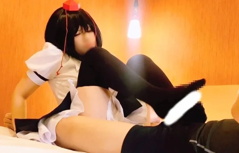 【東方project同人AV】彼氏持ちレイヤーさんと射命丸文で3Pしちゃいました！