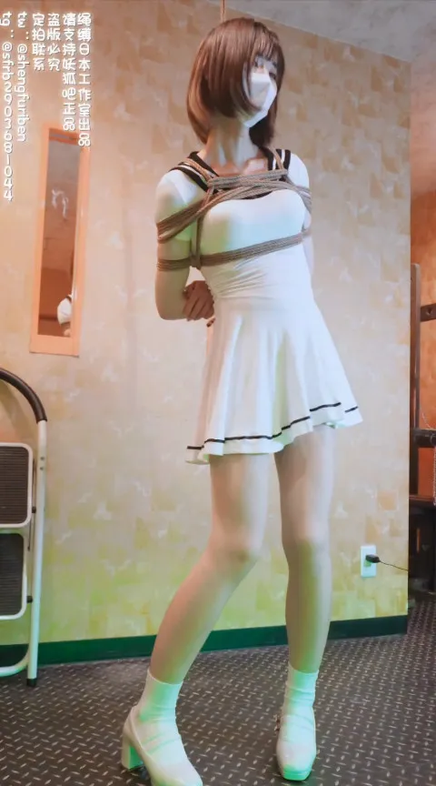 【セーラー服緊縛】囚われた制服少女をスパンキングで絶頂させてみた