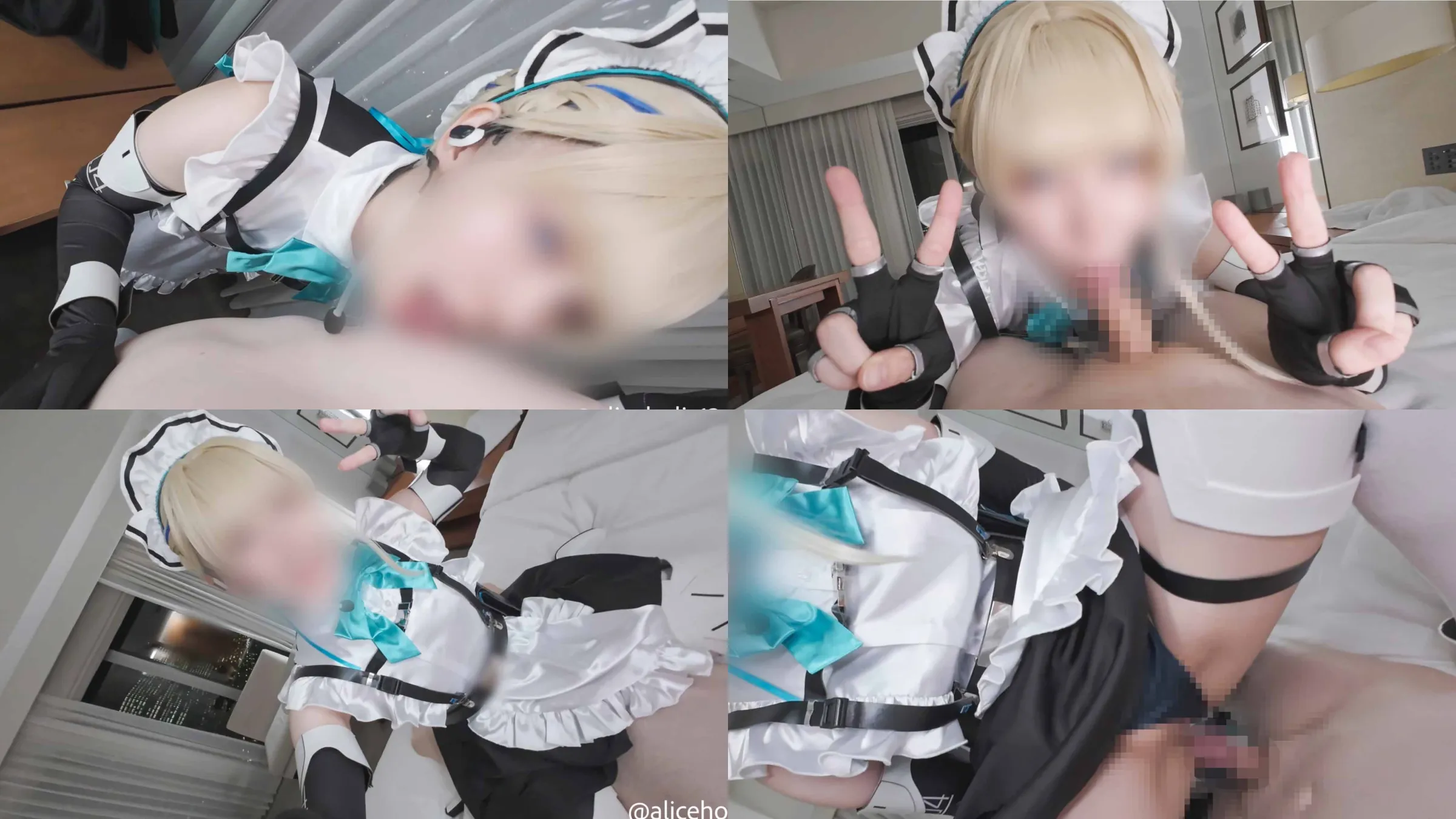 【ブルアカ飛鳥馬トキ同人AV】ブル〇カ 〇キ 2本セット【性処理当番メイドのご奉仕エロテク”どぴゅ〜”っと大量搾精 完全主観動画】【専属おちんぽメイドのマゾ子宮を屈服孕ませ８回以上痙攣イキ 愛液ドロドロ生膣に連続射精】