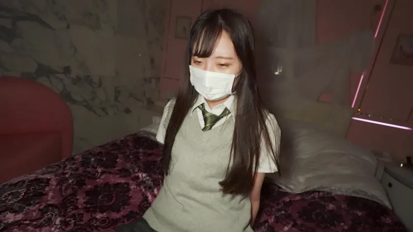 【美雲そら】【JK】アイドルを夢見る黒髪美少女み○(19)。ダンスレッスン費を稼ぐために制服コスプレ姿で一生懸命頑張りました！低身長で小柄な体で初めての男の異物を受け入れて連続絶頂。