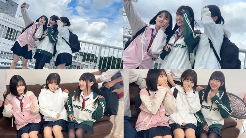 【柏木こなつ 雫月心桜 花音うらら】こなつ＆こはる＆うらら@裏垢J【裏垢JK オフパコ・乱交・中出しハメ撮り流出】