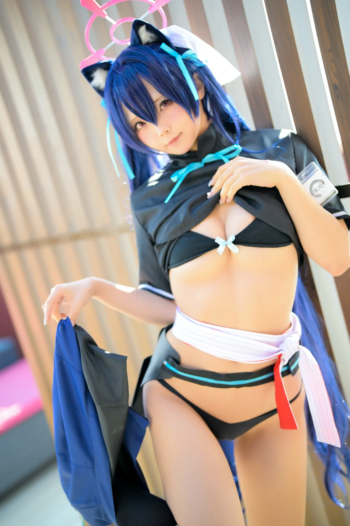 【ブルアカ黒見セリカ】ツンデレ生徒と♨️温泉旅行