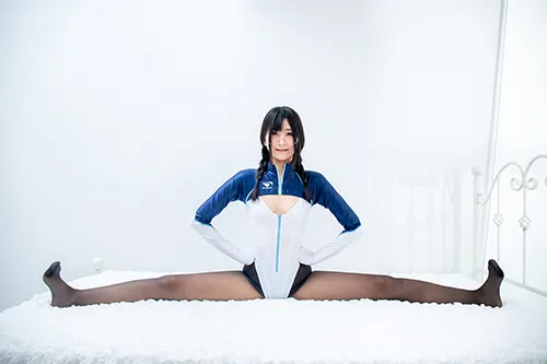 【眼鏡女子】柳丸と楽しむ黒タイツヨガ