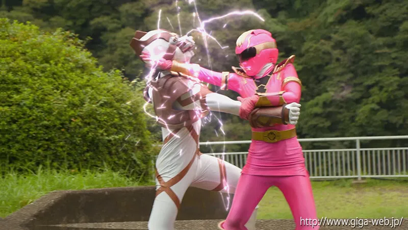 【G1】怪獣戦隊ジュウカイザー 特別編 壮絶！マシンの餌食！ 蹂躙されるジュウピンク 上白美央