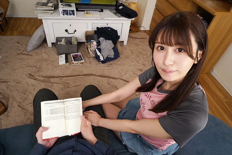 【VR】初めての彼女はウブデレ！？イチャラブ生性交に大興奮！ 桃咲ノア【8K】