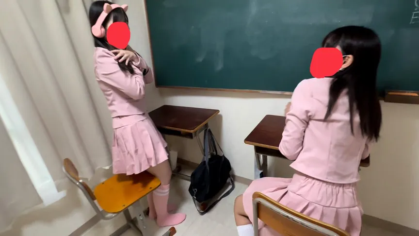 【JK】クラスメイト2人からの電気アンマ＆くすぐり責めでみーなちゃん絶叫！9回逝き！？