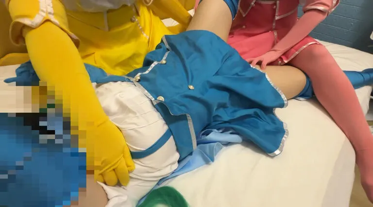 【まほあこトレスマジア同人AV】魔法少女のくすぐり訓練！ドMになっちゃった仲間を徹底的にくすぐり！