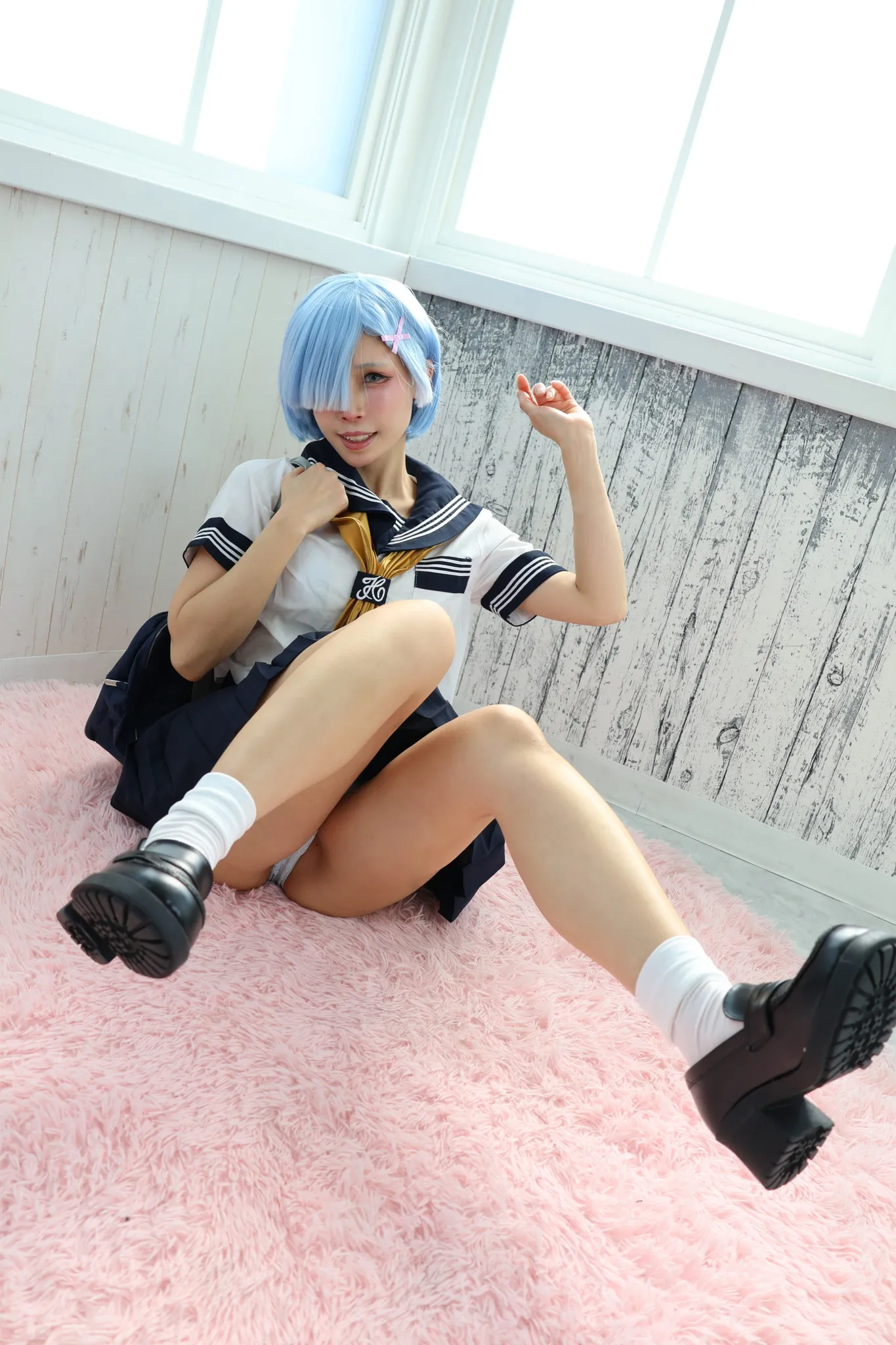 【櫻井樹樹】【リゼロレム】Iツキから始める青仮装世界 第2話 セーラー服編