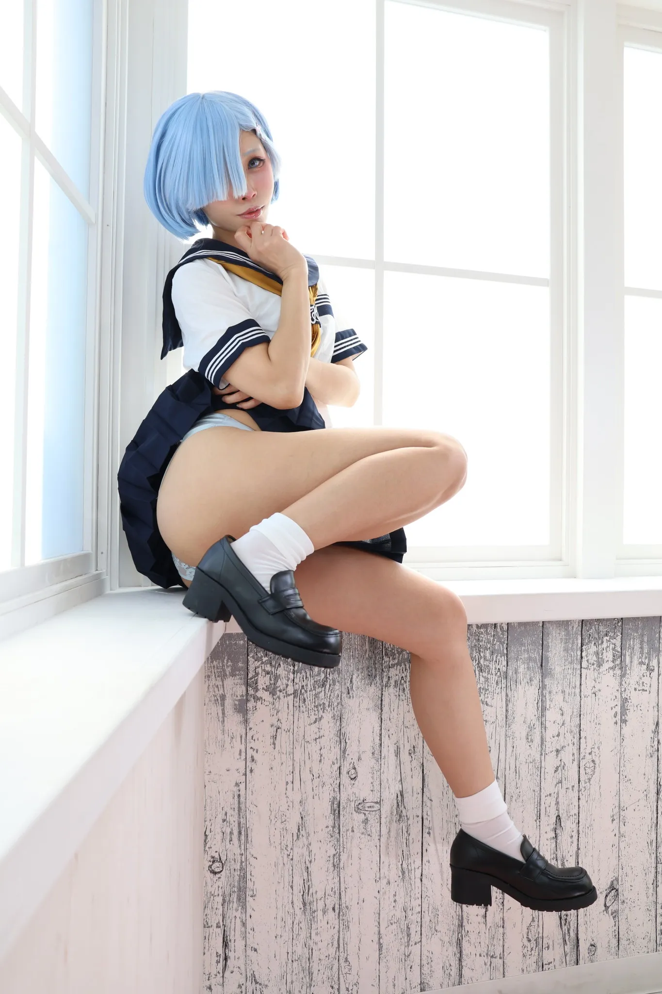 【櫻井樹樹】【リゼロレム】Iツキから始める青仮装世界 第2話 セーラー服編