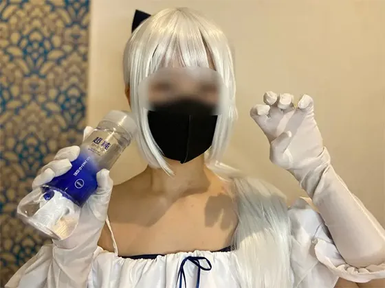 【ブルアカ月雪ミヤコ(水着)】ブルア○ ミ○コ水着のあのキャラが手コキしてくれた！