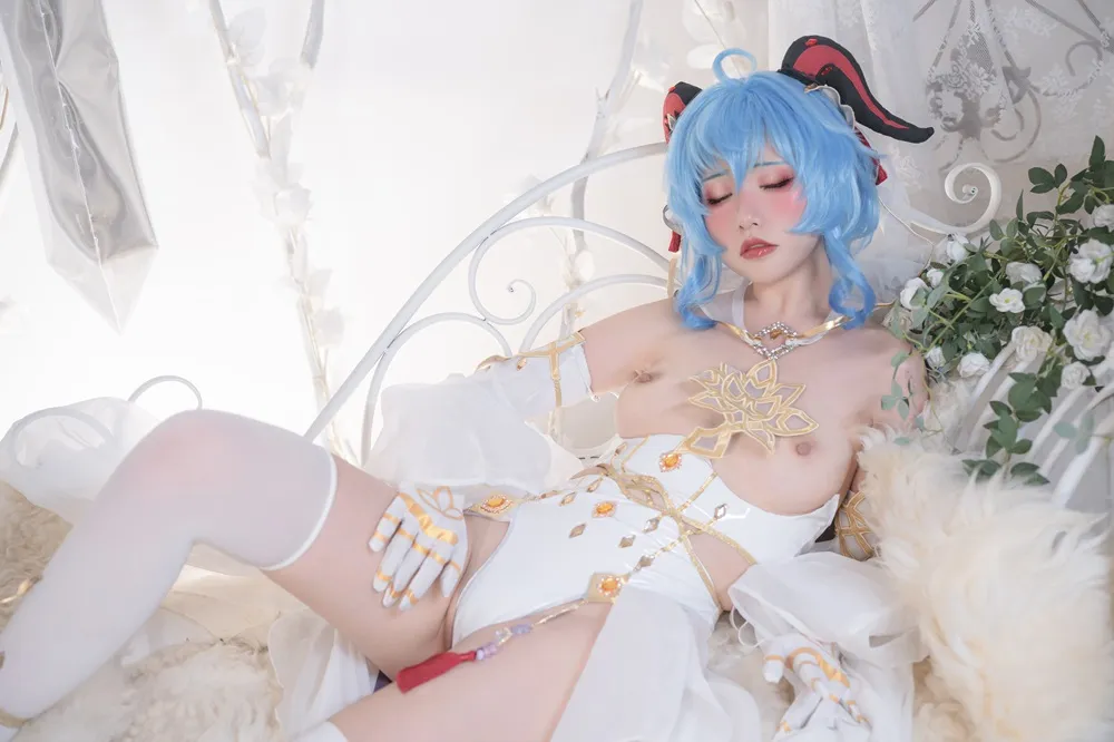 【原神エウルア＆甘雨】★4K★Coser-NekoKoYoshi　NO.059 氷雪
