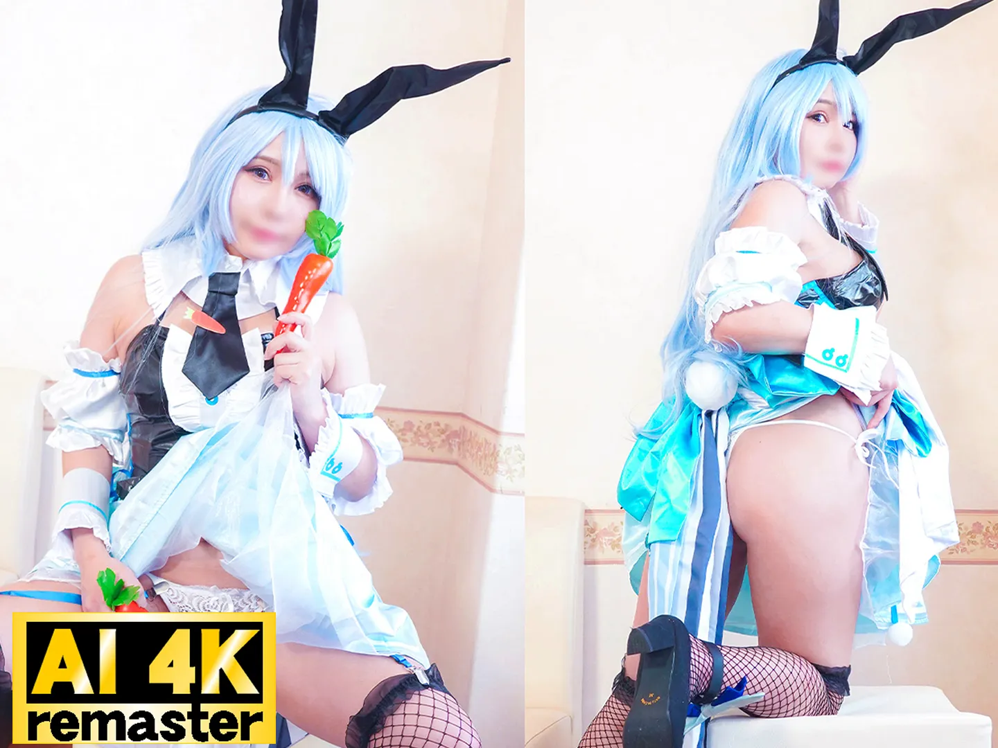 【永瀬愛菜】【ホロライブ兎田ぺこら同人AV】【AI 4Kリマスター版】Gカップ巨乳エロ長舌性欲絶倫バニーと中出し生ハメ撮りSEX【ホ〇ライブ兎田ぺこら】