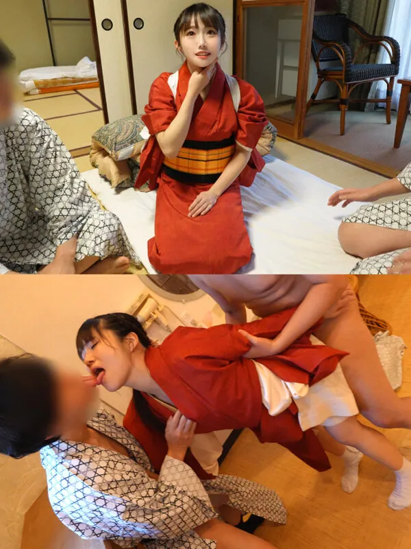 新人女将修業を目前にした老舗温泉旅館の現役●生お嬢様 学生最後の思い出に最高のSEXを体験したくて決意の応募 生ハメ中出しAVデビュー 橘紅葉