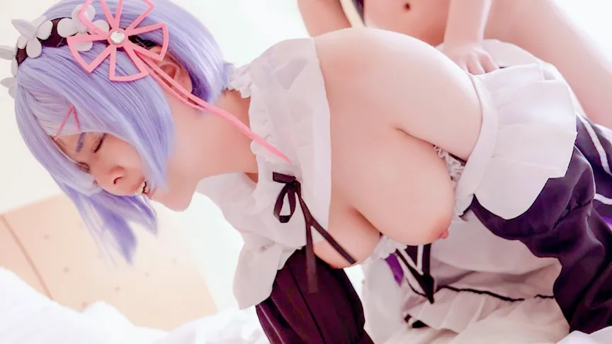 【リゼロレム コスプレAV】【中出し】厳選美少女にコスプレさせてオレの子を孕ませる！【レ●りん5】