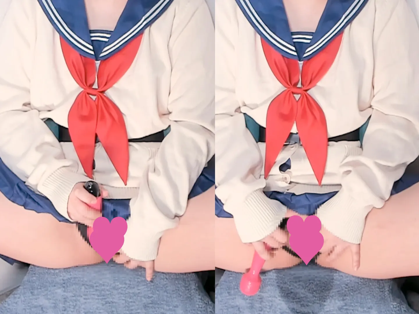 【猫之禰宜あかつき】【ヒロアカ麗日お茶子＆トガヒミコ同人AV】ヒ□アカキャラダブルコス