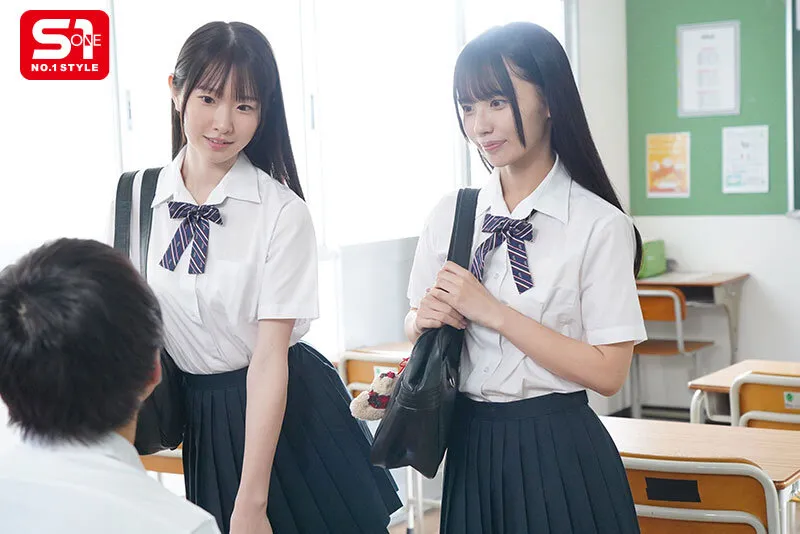 思春期の夏休み幼馴染がふざけて女子同士でキス…見てた僕も興奮しベロキス3Pしまくった 渚あいり 白上咲花