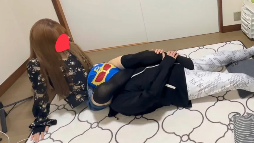 【X女王様】ドS彼女の首4の字と電気アンマで完全敗北