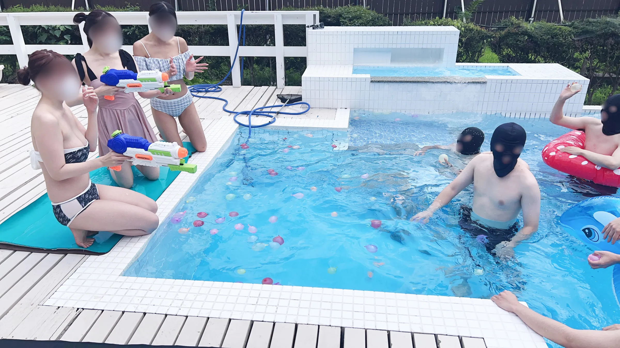 ☆完全オリジナル☆ リアル夏の最新、童貞プール乱交。次の参加はこれを見たあなたかもしれません