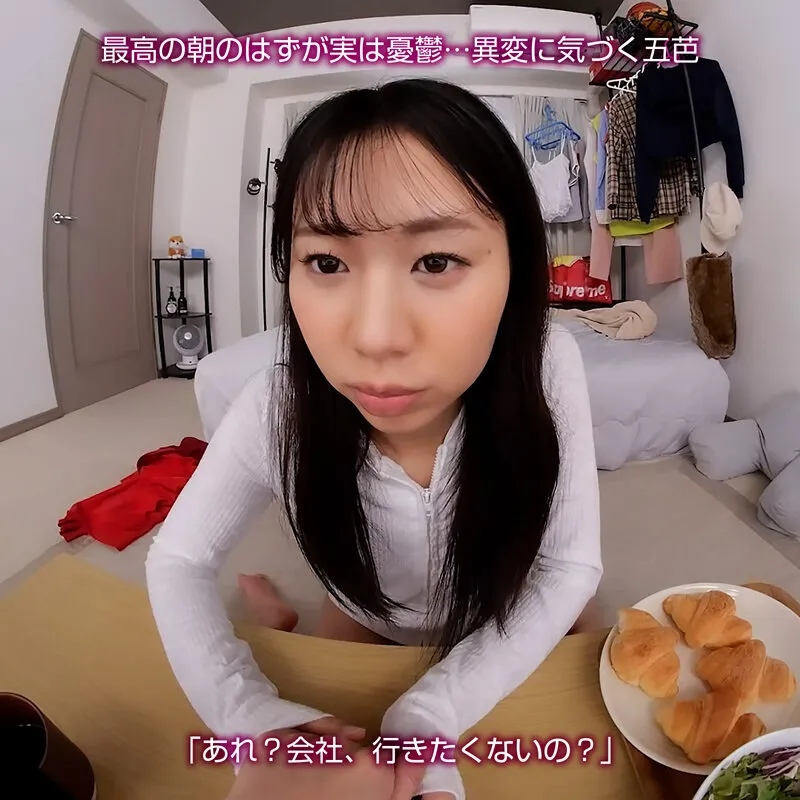 【VR】【8KVR】ストレス軽減 元気回復VR ボクは今日…同棲中の彼女の一言で救われた。五芭