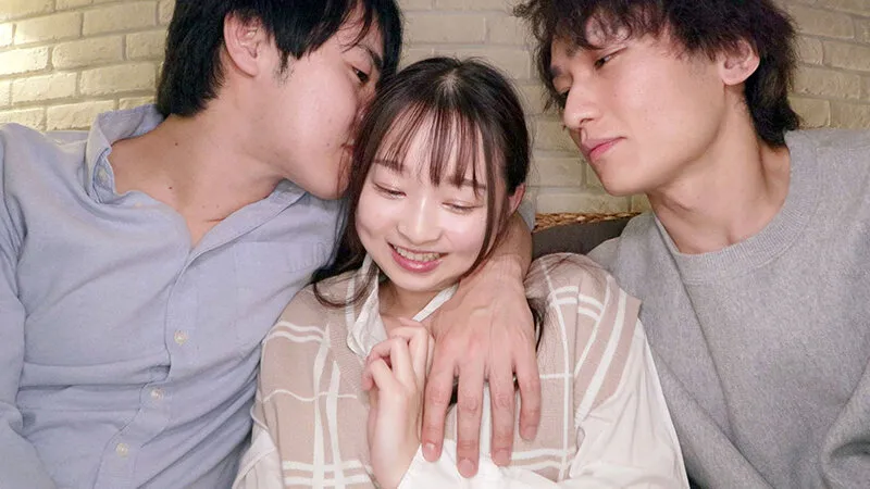 イケメン男優とマジ照れイチャラブ3P 望月つぼみ