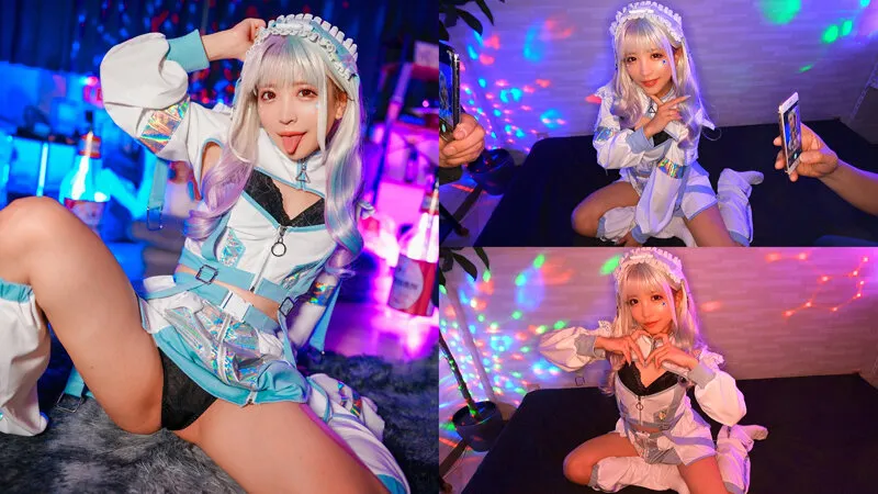 ファンを虜にする鬼かわコスプレイヤー秘密のオフパコ枕営業！中出しされても腰を振り続ける痴女SEX！ 小那海あや