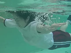 【JK着衣水泳】サバイバル水泳入門編