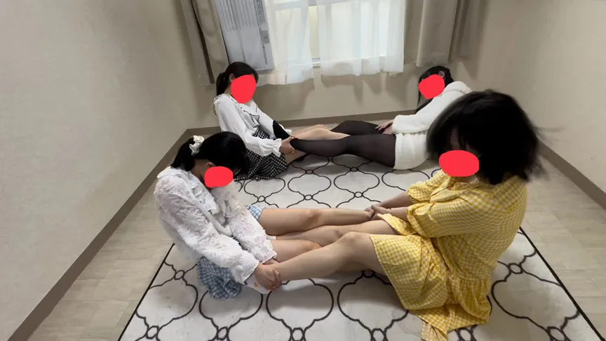 電気アンマ激弱女子選手権梨央ちゃん→まいちゃんみーなちゃん、永衣ちゃん響き渡るギブアップの叫び声