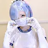 【リゼロレム(エナメル体操服)同人AV】巨乳妹の異世界コスプレ手コキ！太ももコキもあるよ！