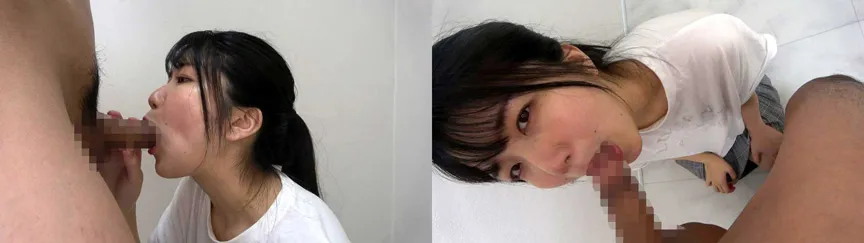 個撮）色白ナチュラル！キュートな彼女【おおきな副乳Fカップ】絶妙ローリング！じっと見つめて高速ピストンフェラ【大量口内発射】