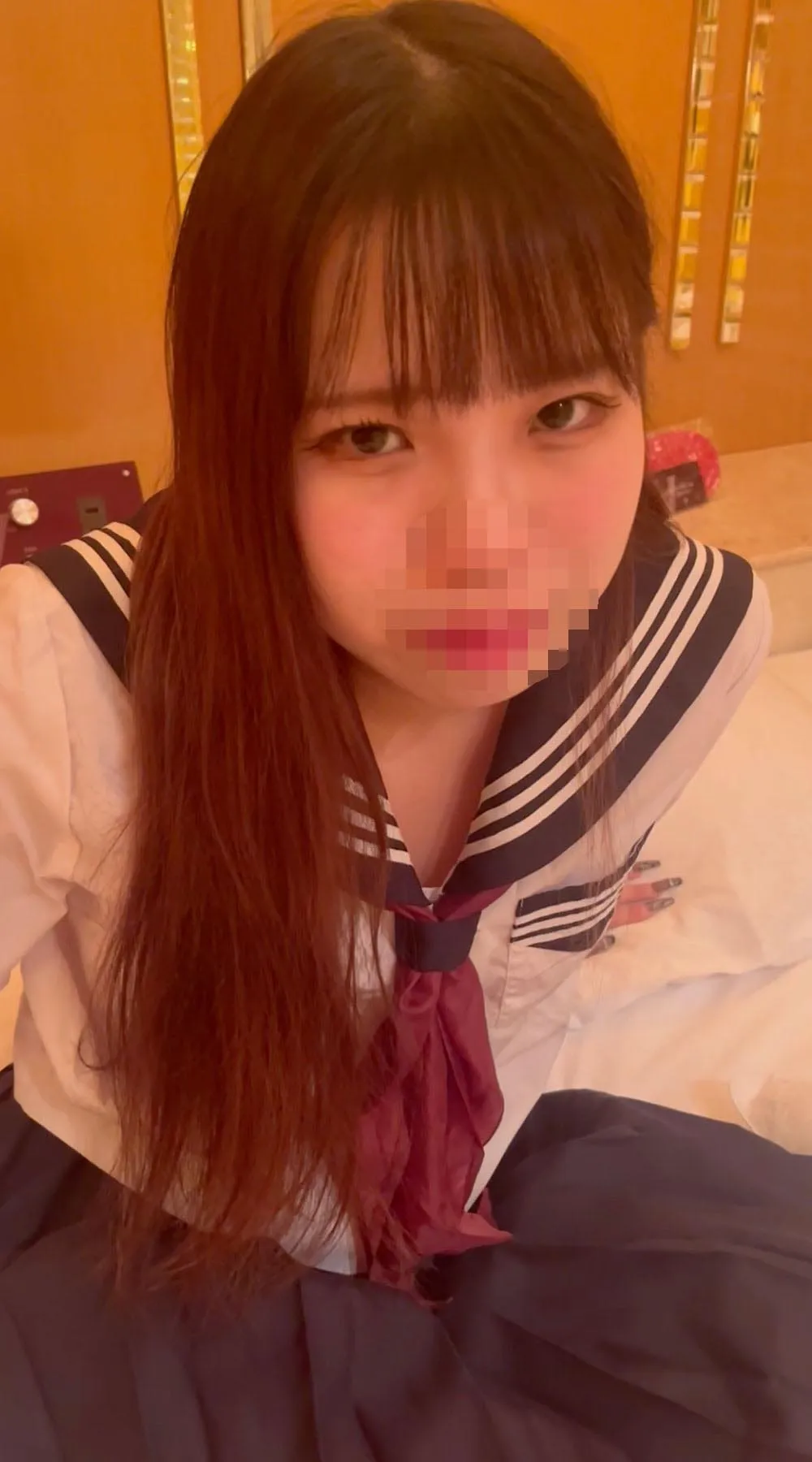 【JK】18歳、150cmセーラー服の似合う美少女とラブホでセックス