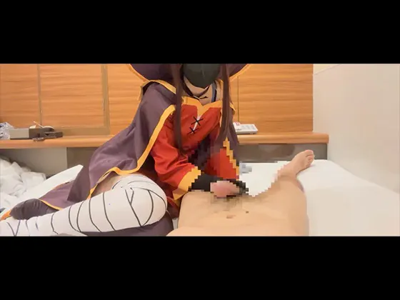 【このすばめぐみん同人AV】この素晴らしい手コキで射精を！　めぐ○ん編