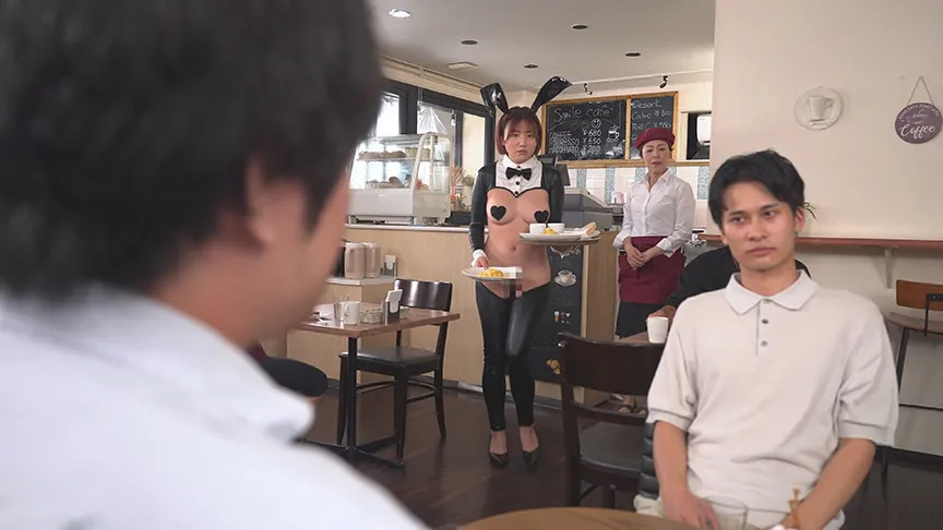 羞恥！高時給に騙されたッ！ファミレスで恥ずかしすぎる逆バニーで働かされている私…。～あず編～