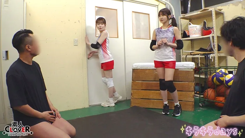 【流出映像】ママさんバレーチーム～練習後の大乱交～【ゆいか/あさみ/しおり/さちか】～しおり＆さちか編～