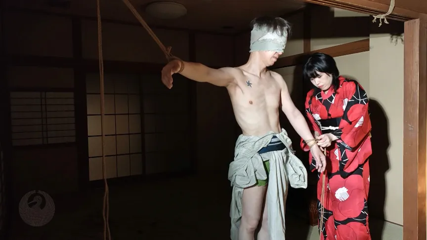 荊子・海斗 －荊子邸 縄堕ち男子